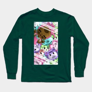 African American Girl and Bears Long Sleeve T-Shirt